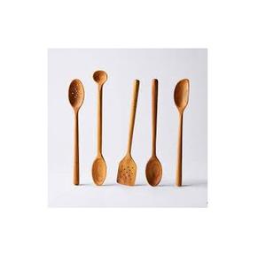 Wooden Salad Servers Spoon Fork Knife <b>Dinner</b> Flatware Royal <b>Set</b> Cutlery Manufacturer Safe Eco-friendly <b>sets</b> for home usage - Product Image 1