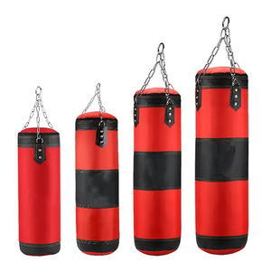Haute qualité suspendu coup de pied boxe sac de sable adultes lourds exercice de gymnastique sac de boxe en cuir véritable sac de boxe de haute qualité - Product Image 6