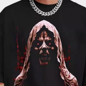 Camiseta de punto con estampado digital para hombre, totalmente personalizada, ecológica, transpirable, antiarrugas, manga corta, alta calidad - Product Image 6