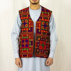 Chalecos Tradicionales Afganos de Moda para Hombre, Diseño Transpirable con Bordado de Encaje, Servicio OEM de Invierno, Prendas Exteriores Profesionales - Product Image 4