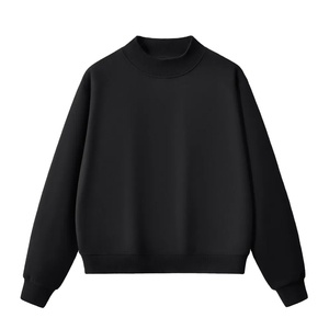 เสื้อสเวตเชิ้ตคอเต่าแบบเรียบ ขายส่ง สำหรับผู้ใหญ่ ชายและหญิง ทรงโอเวอร์ไซส์ ผ้าฝ้ายฟลีซ สวมหัว สไตล์ลำลอง สตรีทแวร์ จากผู้ผลิต - Product Image 1