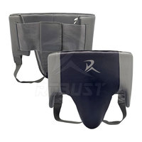 Garde d'aine en cuir PU de haute qualité nouveau Design haute Protection équipement de boxe pour hommes MMA formation en gros