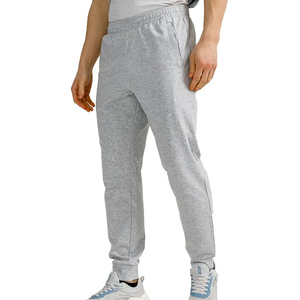 Pantalon de jogging de sport décontracté en dentelle légère pour hommes taille élastique pantalon de survêtement d'entraînement respirant et extensible pour la course à pied - Product Image 1