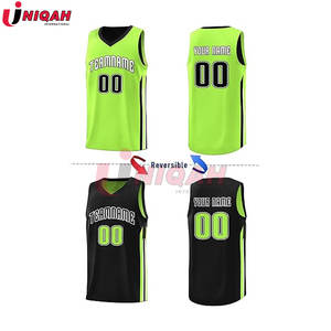 Maillot de basket-ball réversible personnalisé de qualité supérieure Polyester athlétique uniforme vierge hommes jeunes joueurs XS imprimé nom numéro équipe - Product Image 1