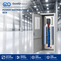 Boîte de distribution d'énergie basse tension GoodQi, panneau de distribution électrique personnalisé pour les projets industriels et commerciaux