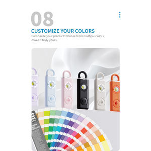 Alarme personnelle de sécurité pour femmes 130 dB, auto-alimentée avec bouton SOS d'urgence, appel de détresse, fonctions anti-vol et anti-perte - Product Image 6