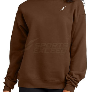 Meilleures ventes de sweatshirts à col rond pour hommes de haute qualité couleur unie vêtements décontractés légers hommes sweatshirts - Product Image 2