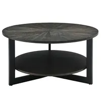 Dernière arrivée Centre de table console avec cadre en métal et acier Table basse durable et moderne pour la maison, la décoration d'hôtel et la vente en gros