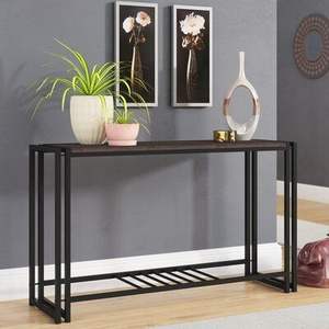 Top selling beautifully crafted antique iron <b>metal</b> <b>console</b> <b>table</b> with unique decorative gold finished for premium interiors - Product Image 6