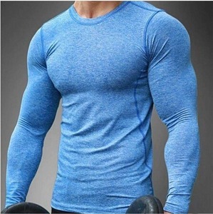 Chemise à manches longues de compression personnalisée, imprimée par sublimation, rash guard, vêtements de sport pour hommes - Product Image 5
