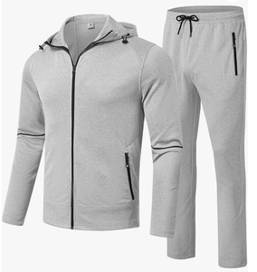 Survêtements décontractés Magic pour hommes, ensemble de 2 pièces respirant, séchage rapide, jogging écologique, vêtements de sport d'échauffement avec capuche - Product Image 4