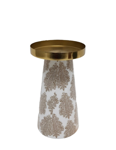 Bougeoir en métal décoratif pour la maison support en bois noir support de pilier de bougie antique pour la décoration de mariage - Product Image 4