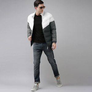Chaqueta de Plumón para Hombre de Diseñador de Moda al por Mayor 2026, Tejido de Punto Impermeable de Alta Calidad, Servicio OEM Personalizado, Algodón de Invierno - Product Image 4