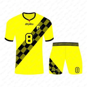 ชุดเล่นฟุตบอลผ้าโพลีเอสเตอร์ระบายอากาศได้ดีชุดเล่นฟุตบอลสำหรับผู้ใหญ่ชุดเครื่องแบบเล่นฟุตบอลแบบสั่งทำ100% - Product Image 1