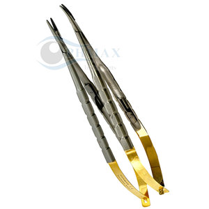 Portaagujas corneal de alta calidad para cirujanos oculares Portaagujas corneal ligero para cirugía corneal y ocular - Product Image 6