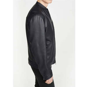 Chaqueta de Cuero para Hombre, Uso Diario, Cómoda - Product Image 4