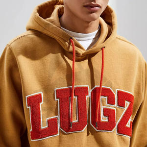 เสื้อฮู้ดดี้ปักลายคุณภาพสูงสำหรับผู้ชาย ทรงปกติ ผ้าคอตตอนผสม ใส่ได้ในฤดูหนาว สไตล์สตรีทแวร์ ผ้าฟลีซ - Product Image 6