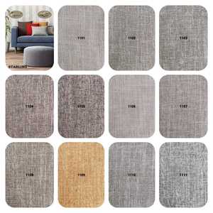 Premium Heavyweight Dobby Tecido Cadeira Tecido Confortável Urdidura Malha Designer Estofos para Home Decor Sofá Use Estilo Slub