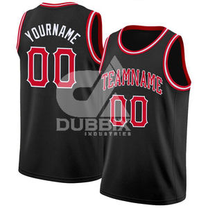 Uniformes de basket-ball personnalisés de haute qualité pour adultes unisexes, ensembles imprimés en polyester/coton, logo d'équipe, nom, numéro, basket-ball personnalisé - Product Image 3