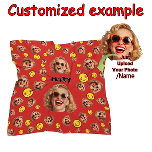 Tela de Pañuelo Estampada en Satén Personalizada de Primera Calidad con Marca Privada para Publicidad, Eventos Corporativos y Regalos - Product Image 6