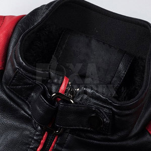Veste en cuir pour hommes de haute qualité pour l'hiver Vêtements décontractés respirants avec col montant Léger à prix raisonnable - Product Image 2