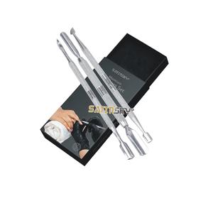 Cinzel de Acero Inoxidable para Podología y Quiropodia, Empujador de Cutículas, Cortaúñas de Doble Punta, Calidad Premium - Product Image 2