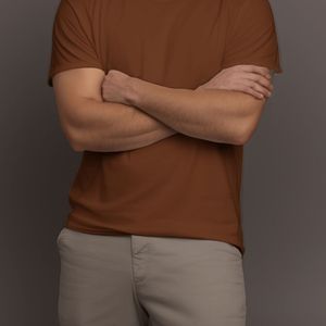 T-shirts pour hommes en gros en vrac à bas prix Plain Design - Product Image 3