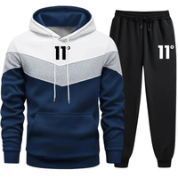 Ensemble de sweats à capuche zippés intégraux pour hommes, en polaire technique épaisse 400g, imperméable, avec poches, couleur unie, haute qualité, personnalisable avec logo, vente en gros pour l'hiver