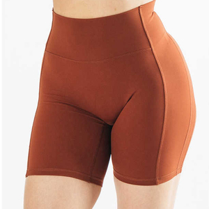 Taille haute femmes Gym Fitness Shorts sans couture ensemble de soutien-gorge de sport leggings de course, sans couture, taille haute - Product Image 1