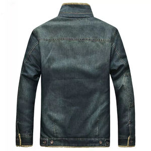 Chaqueta de Mezclilla Corta de Manga Larga Estilo Urbano para Hombre 2026, Ropa de Abrigo Casual para Invierno, Primavera y Otoño, Servicio OEM - Product Image 2