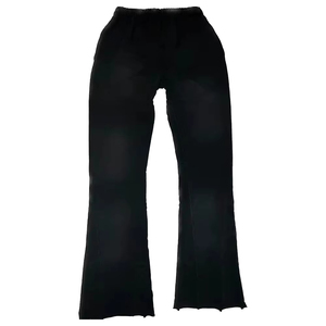 Custom Hip Hop <b>Flare</b> <b>Trousers</b> 100% Cotton Loose <b>Mens</b> Sweatpants Trending <b>Flare</b> Sweat Pants <b>Men</b> - Product Image 3