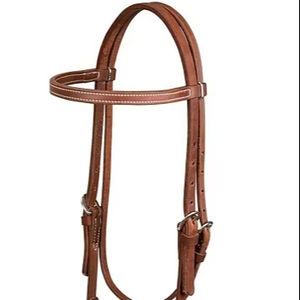 Ensemble de bride de tête de cheval occidental en cuir véritable-Tack équestre confortable et durable - Product Image 1