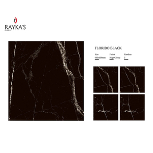 Azulejo de Porcelana de Diseño Moderno con Acabado Brillante de 600x600mm y 600x1200mm, Acabado Mate de 5mm, Resistente a los Ácidos, Vitrificado RAYKAS - Product Image 4