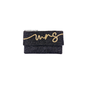 Carteras de mano con cuentas para esposo, diseño de sobre, bordado a mano, nombre personalizado del esposo, diseños personalizados - Moda Clásica, Venta al por mayor - Product Image 2