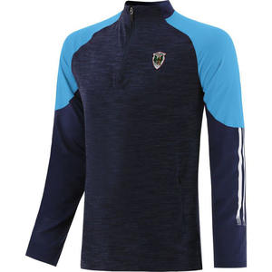 GAA Hurling Hombres Half Zip Tops Sudaderas con capucha de alta calidad Sudaderas Patrón sólido Cremallera bordada frontal - Product Image 1