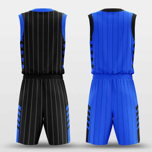 Uniforme de basket-ball pour hommes, matériau souple, nouveau design, dernier style, meilleure qualité, service OEM, ensembles d'uniformes de basket-ball - Product Image 4