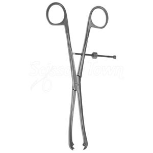 Fórceps de sujeción de hueso de peroné, puntas en ángulo de 8,5 pulgadas con mecanismo Speedlock, herramienta ortopédica de fijación ósea quirúrgica de acero inoxidable - Product Image 3