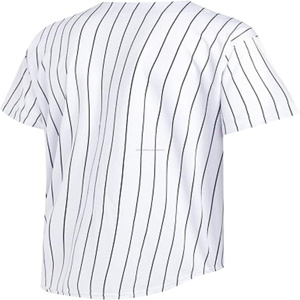 Sublimación Jersey Béisbol Moda Jersey personalizado Béisbol liso Sin mangas Negro Sublimado Camisetas de béisbol - Product Image 2