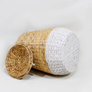 Vente chaude Qualité Panier De Rangement En Forme D'animal Jacinthe D'eau Tissé Bin pour La Blanchisserie Bon pour Les Boîtes De Rangement De Jacinthe - Product Image 6
