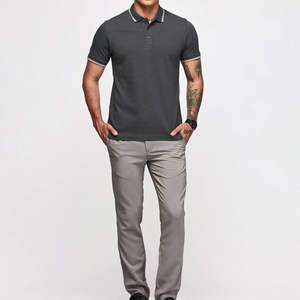 Polo Camiseta Casual Diferentes colores Camisetas de manga corta Transpirable Hombre Polo Camiseta para hombres - Product Image 6