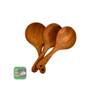 CUILLÈRE DE CUISINE EN BOIS DE HÊTRE MASSIF FABRIQUÉ À LA MAIN POUR MÉLANGER, CUISSON ET PRÉPARER LES REPAS DU VIETNAM - Product Image 5