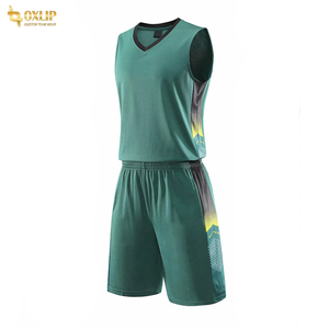 Uniforme de basket-ball unisexe élégant, short léger en tissu doux et confortable en polyester, dernier modèle, couleurs différentes, grande taille - Product Image 1