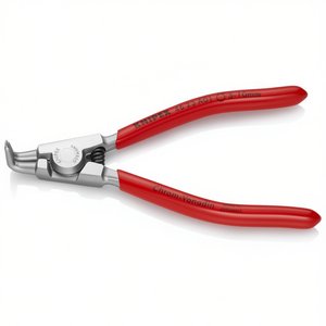 Alicates para Anillos de Retención Knipex Cromados con Mangos Recubiertos de Plástico y Puntas Anguladas a 90° para Anillos Externos en Ejes - Product Image 2