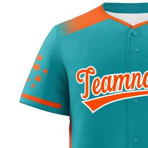 Maillot de baseball respirant avec logo brodé personnalisé de haute qualité, 100% polyester, vente en gros, vêtements de sport pour hommes, option taille plus - Product Image 4