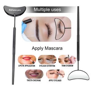 Miroirs pour extensions de cils en forme de lune, marque privée, miroirs pour cils en acier inoxydable pour les cils par Bahasa Pro - Product Image 6
