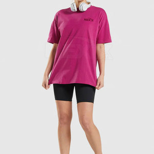 Color sólido Precio bajo Mujeres Camisetas Venta al por mayor En stock Mujeres Camisetas Nueva llegada Mujeres Camisetas - Product Image 4