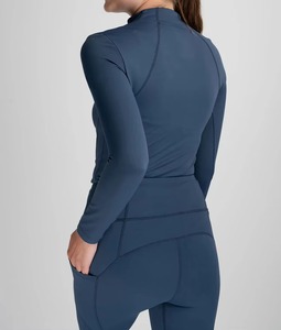 Camisa de Manga Larga para Equitación, Capa Base Transpirable de Alto Rendimiento para Competencia Ecuestre - Product Image 4