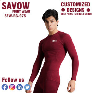 Camiseta de Compresión Rash Guard para Hombre, MMA, BJJ, Protección UV para Surf, Secado Rápido, Top de Gimnasio, Logotipo Personalizado al por Mayor, Servicio de Fábrica OEM - Product Image 4