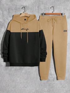 Survêtements d'hiver en polaire pour hommes de haute qualité fabriqués en usine Logo personnalisable Ensembles respirants de grande taille Créez votre propre idée! - Product Image 5