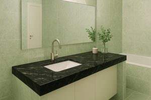 Dalles de granit poli blanc titane de qualité supérieure, design moderne, taille personnalisée, pour cuisine, salle de bain, sol, villa, salle à manger, hôtel - Product Image 5